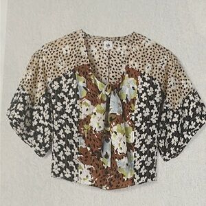 cabi Spring 2024 Patchwork Top
